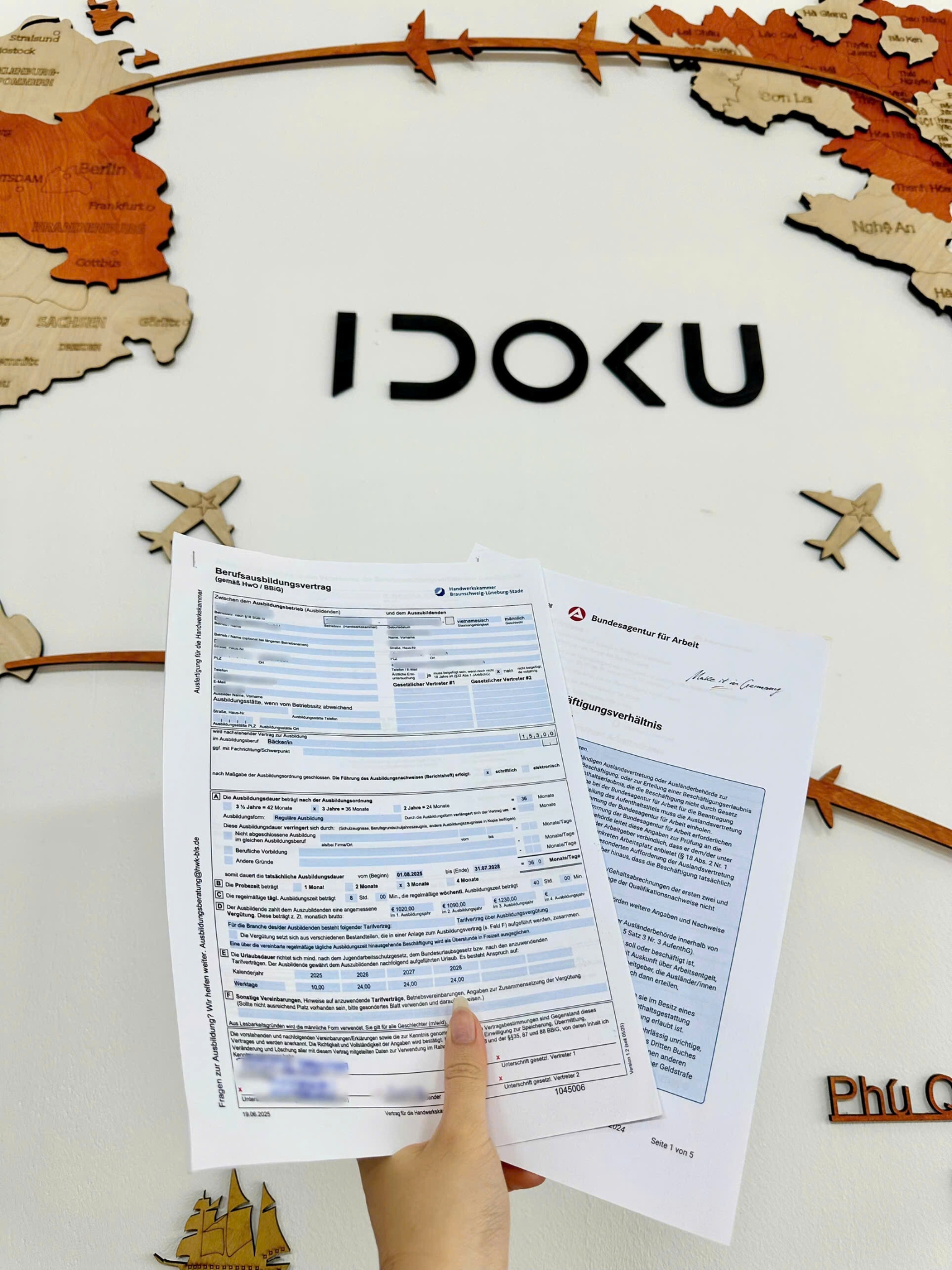 Hợp đồng học nghề làm bánh