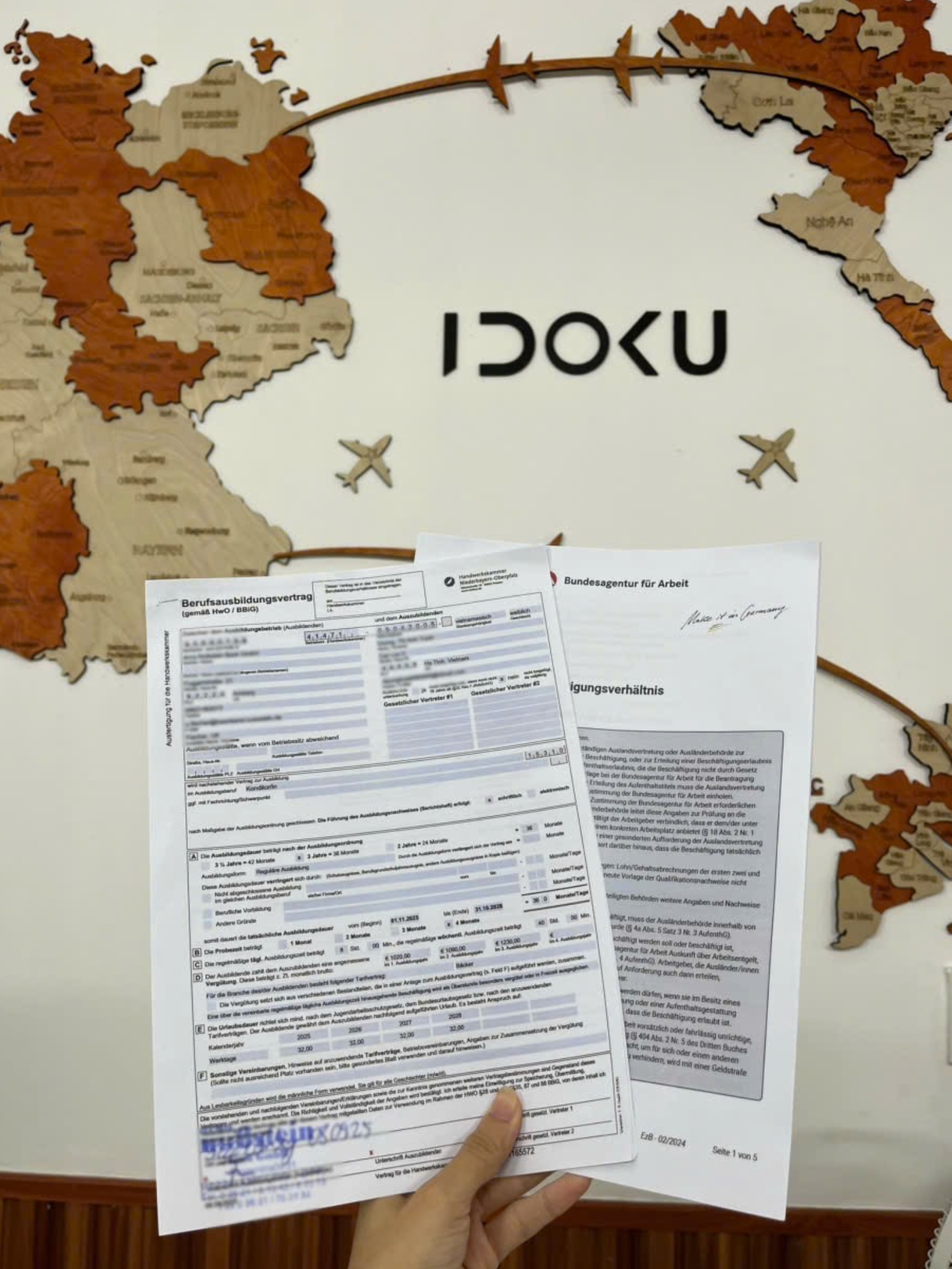 Hợp đồng học nghề làm bánh ngọt